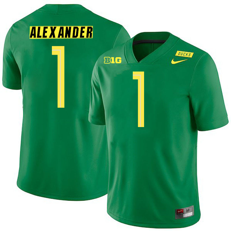 Bear Alexander Oregon Jersey,Oregon Ducks Football Uniforms,Jerseys Youth-Alternate Green